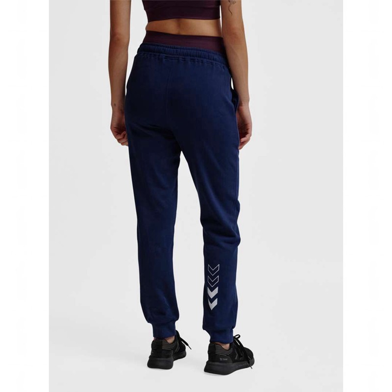 Pantalon Hummel Elemental Regular Femme Bleu Marine | 480245-013