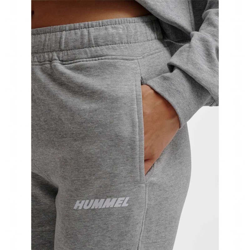 Pantalon Hummel Elemental Tapered Femme Grise | 583447-579