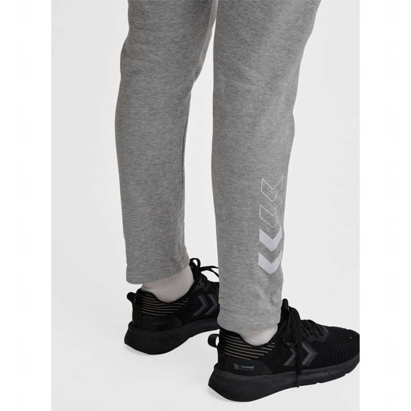 Pantalon Hummel Elemental Tapered Femme Grise | 583447-579