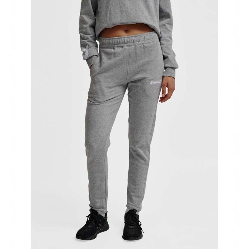 Pantalon Hummel Elemental Tapered Femme Grise | 583447-579
