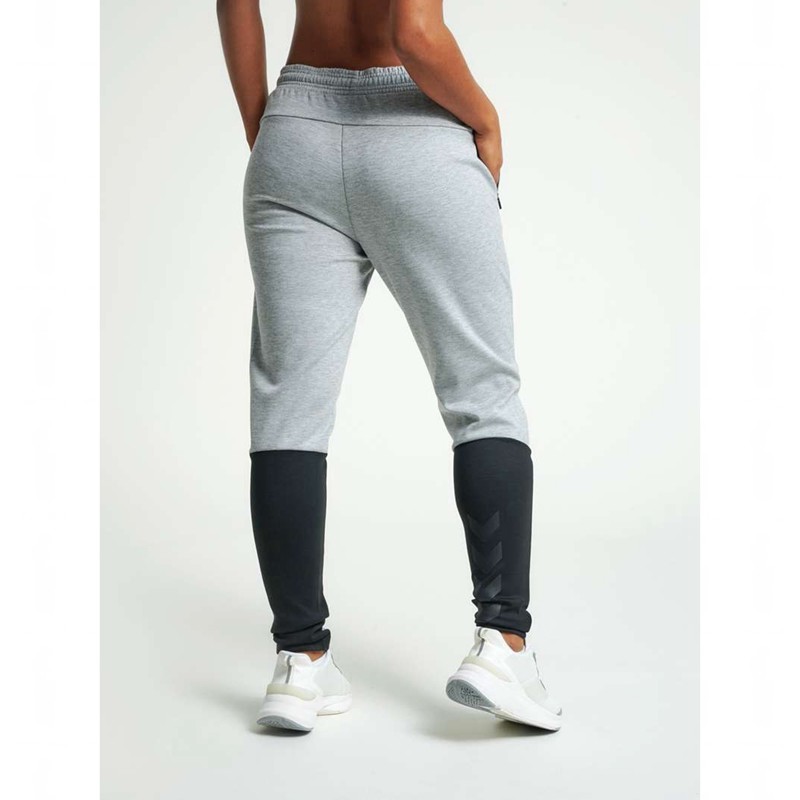 Pantalon Hummel Essi Tapered Femme Grise | 718066-673