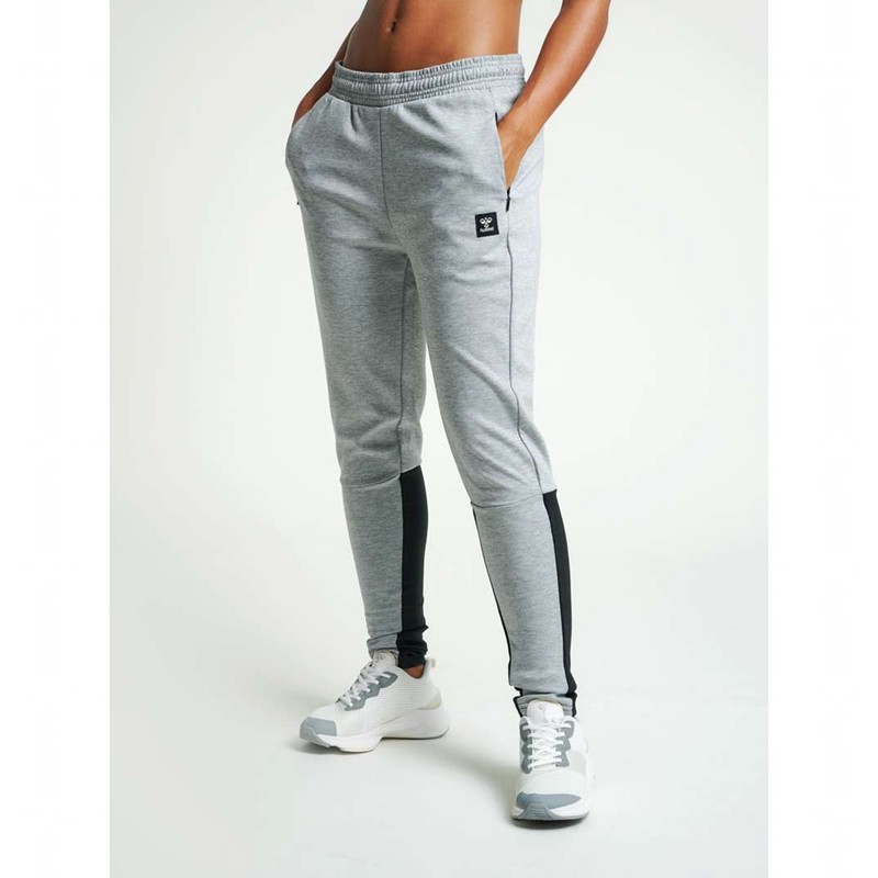 Pantalon Hummel Essi Tapered Femme Grise | 718066-673