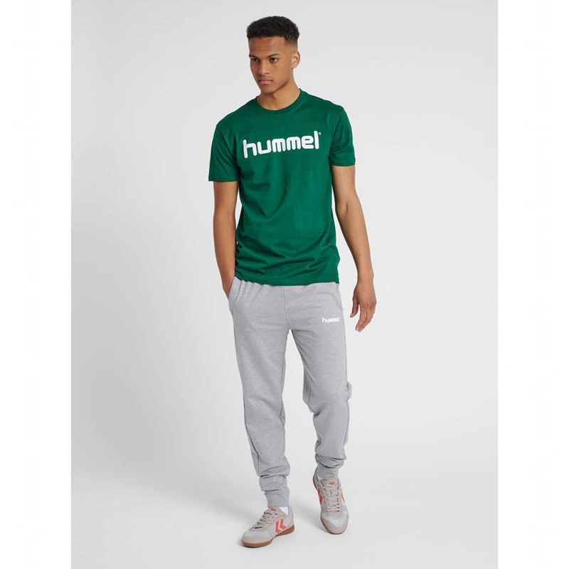 Pantalon Hummel Go Cotton Homme Grise | 949145-875