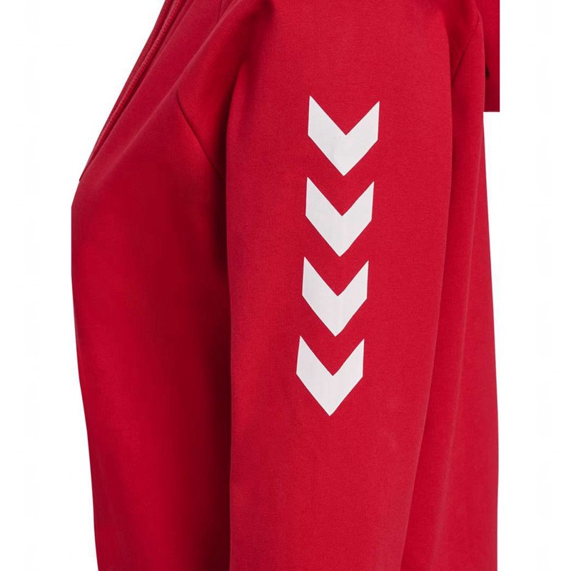 Pantalon Hummel Go Cotton Zip Femme Rouge | 885534-550
