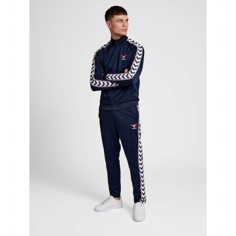 Pantalon Hummel Ic Lerby Poly Tapered Homme Bleu Marine | 957312-512