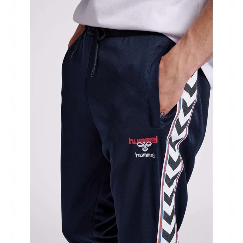 Pantalon Hummel Ic Lerby Poly Tapered Homme Bleu Marine | 957312-512