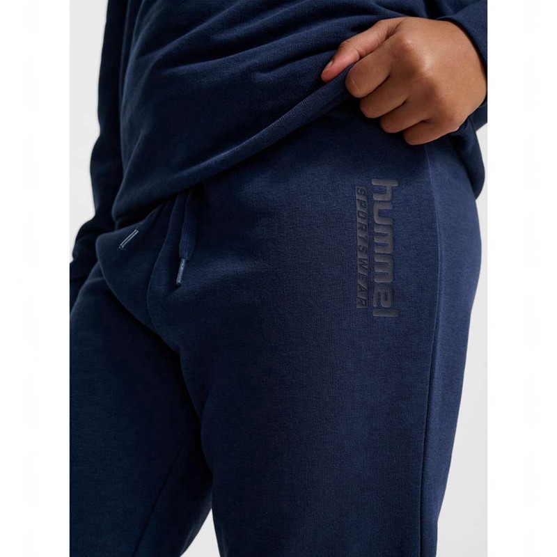 Pantalon Hummel Jr Base Regular Enfant Bleu Marine | 953832-791