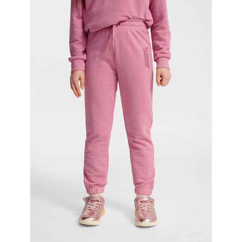 Pantalon Hummel Jr Base Regular Enfant Rose | 268494-521