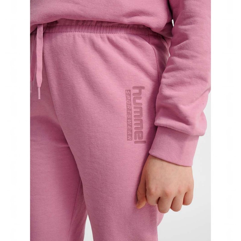 Pantalon Hummel Jr Base Regular Enfant Rose | 268494-521