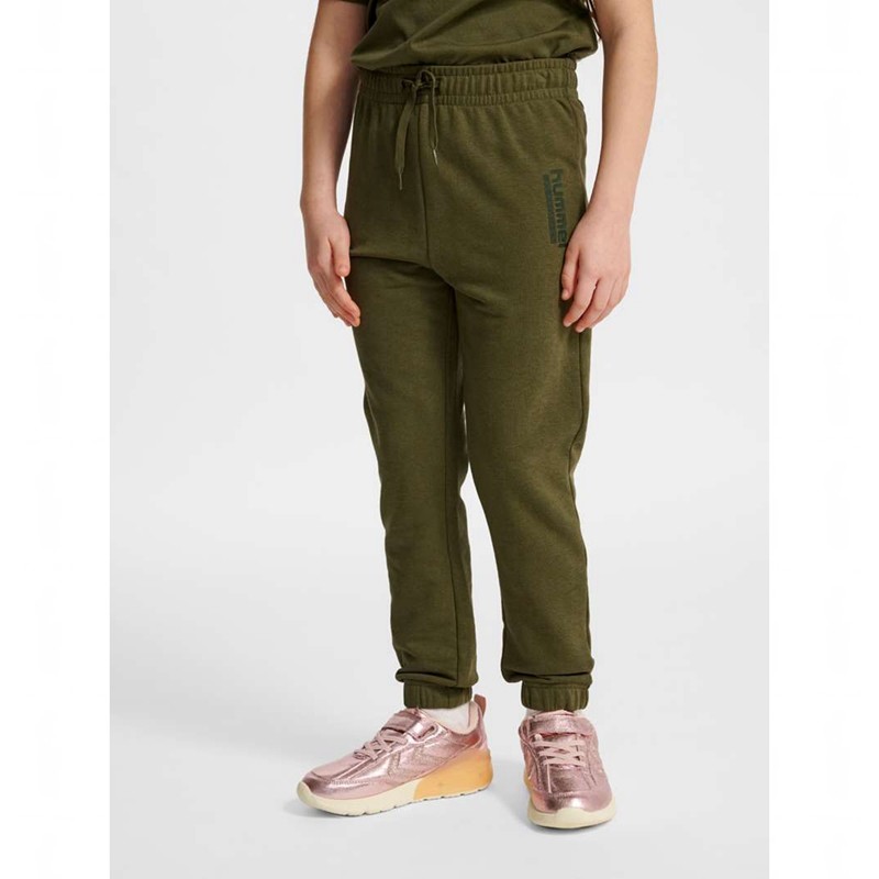 Pantalon Hummel Jr Base Regular Enfant Vert | 155596-667