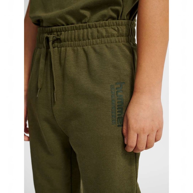 Pantalon Hummel Jr Base Regular Enfant Vert | 155596-667