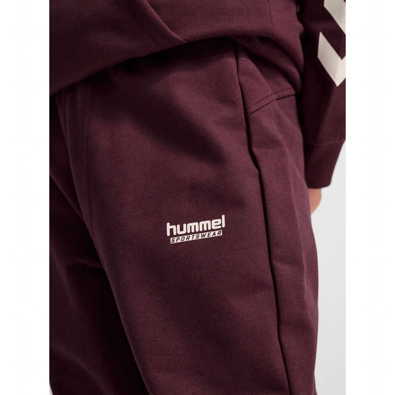 Pantalon Hummel Jr Regular Adj Waist Enfant Bordeaux | 102510-095