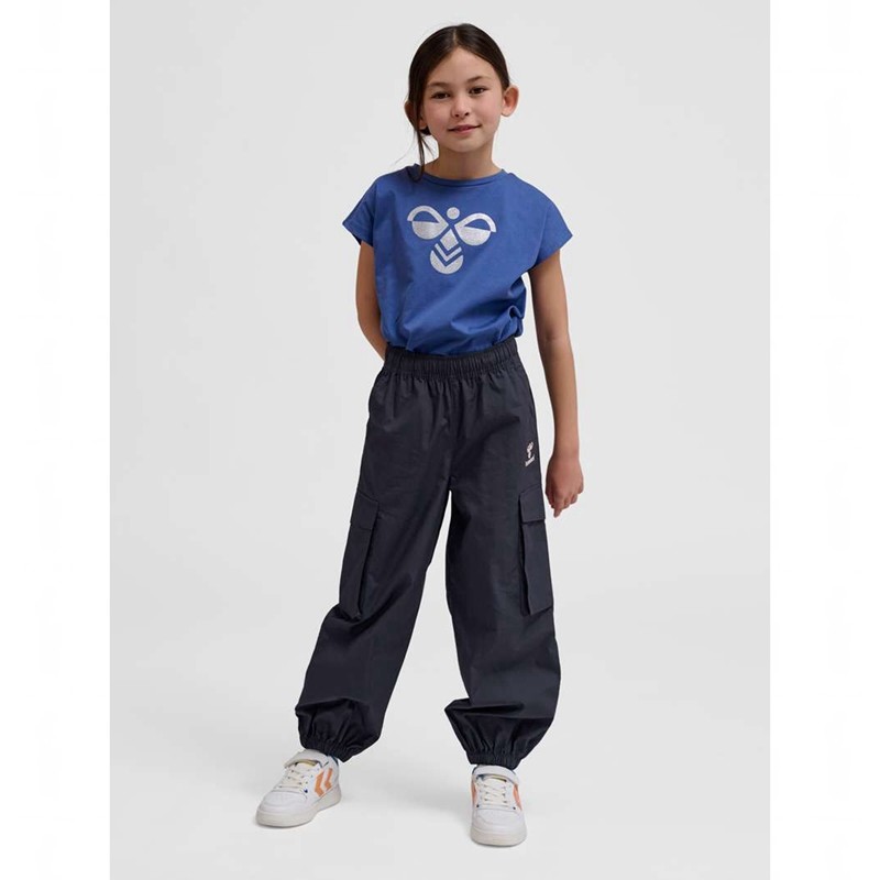 Pantalon Hummel Maria Adjust Waist Enfant Bleu Marine | 613421-225