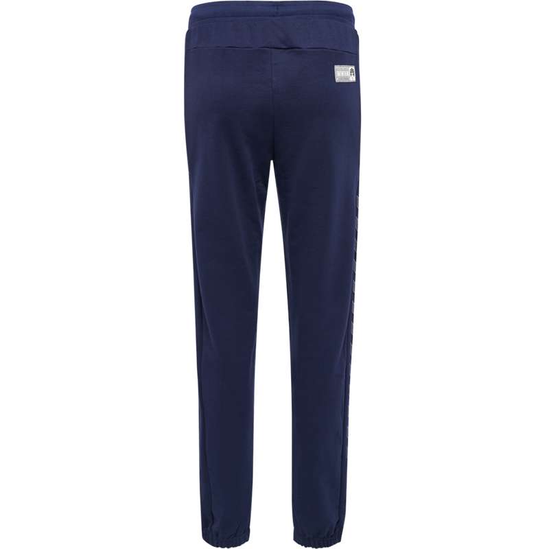 Pantalon Hummel Move Grid Cotton Femme Bleu Marine | 121530-312