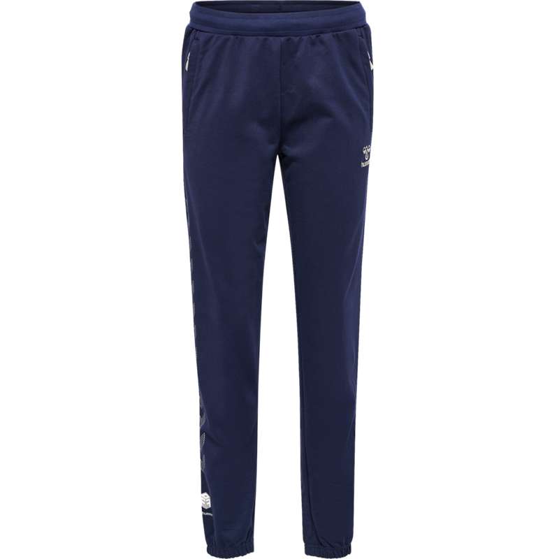 Pantalon Hummel Move Grid Cotton Femme Bleu Marine | 121530-312