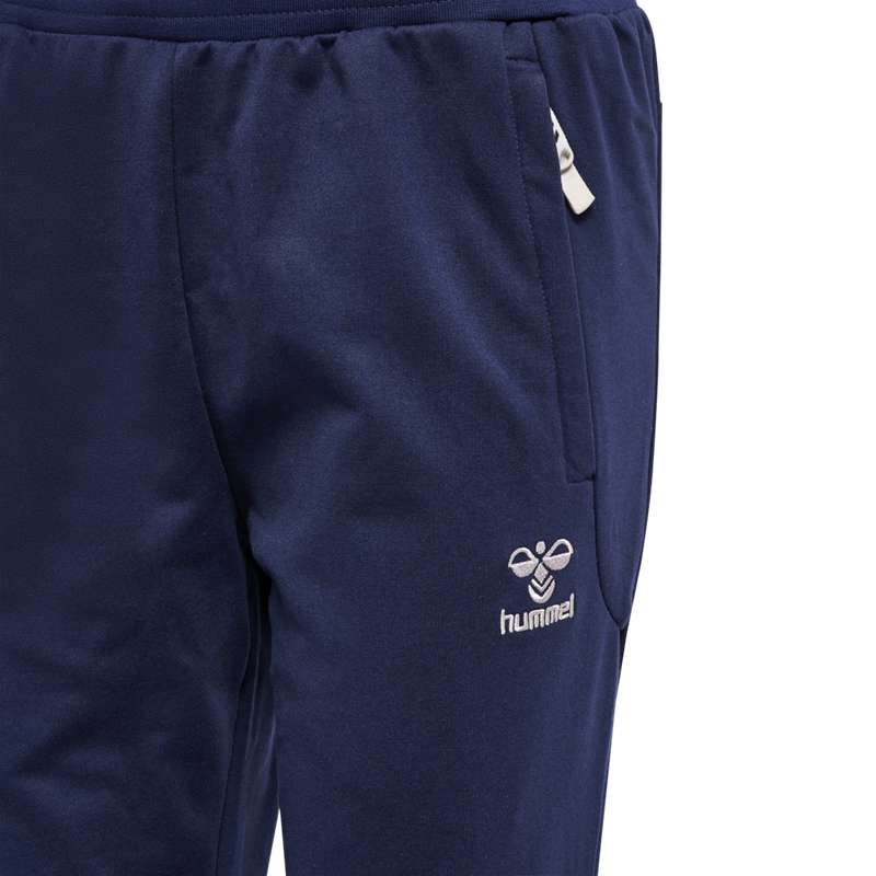Pantalon Hummel Move Grid Cotton Femme Bleu Marine | 121530-312
