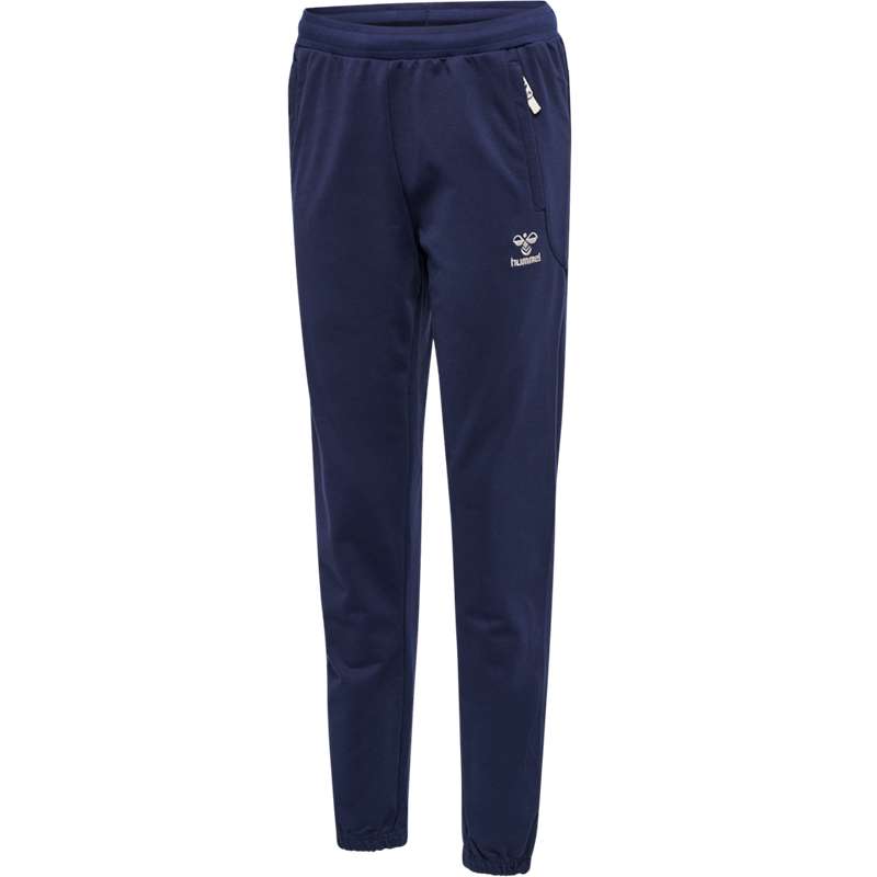 Pantalon Hummel Move Grid Cotton Femme Bleu Marine | 121530-312