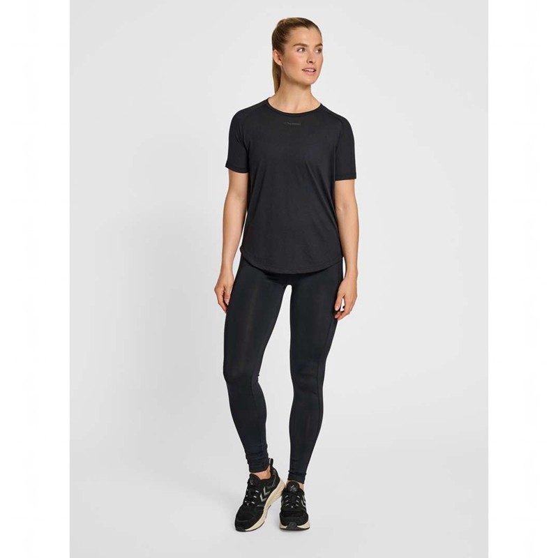 Pantalon Hummel Mt Mabley Mid Waist Femme Noir | 208053-868