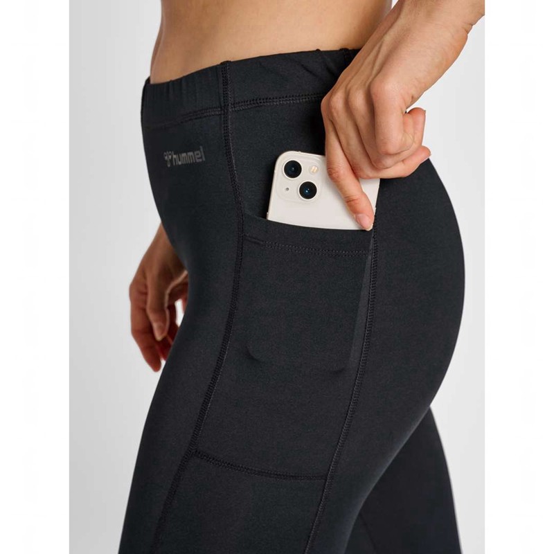 Pantalon Hummel Mt Mabley Mid Waist Femme Noir | 208053-868