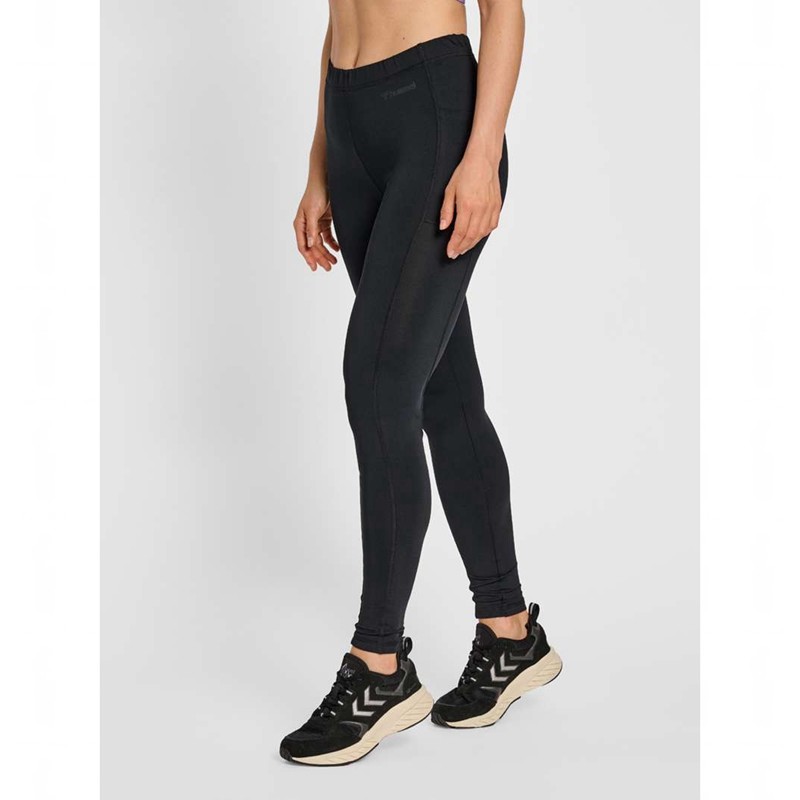Pantalon Hummel Mt Mabley Mid Waist Femme Noir | 208053-868
