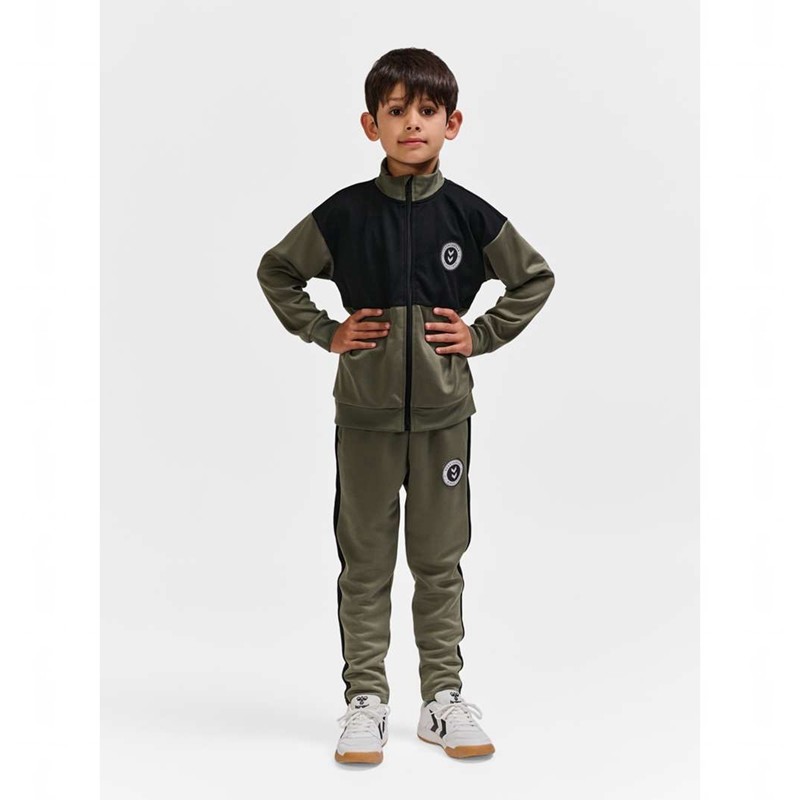 Pantalon Hummel Odin Enfant Vert Olive | 626607-567