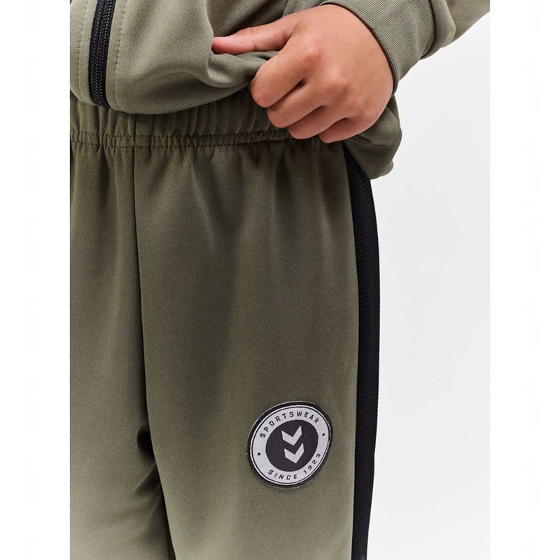 Pantalon Hummel Odin Enfant Vert Olive | 626607-567