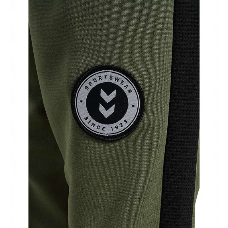 Pantalon Hummel Odin Enfant Vert Olive | 626607-567