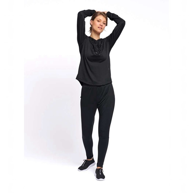 Pantalon Hummel Selby Tapered Femme Noir | 410756-250