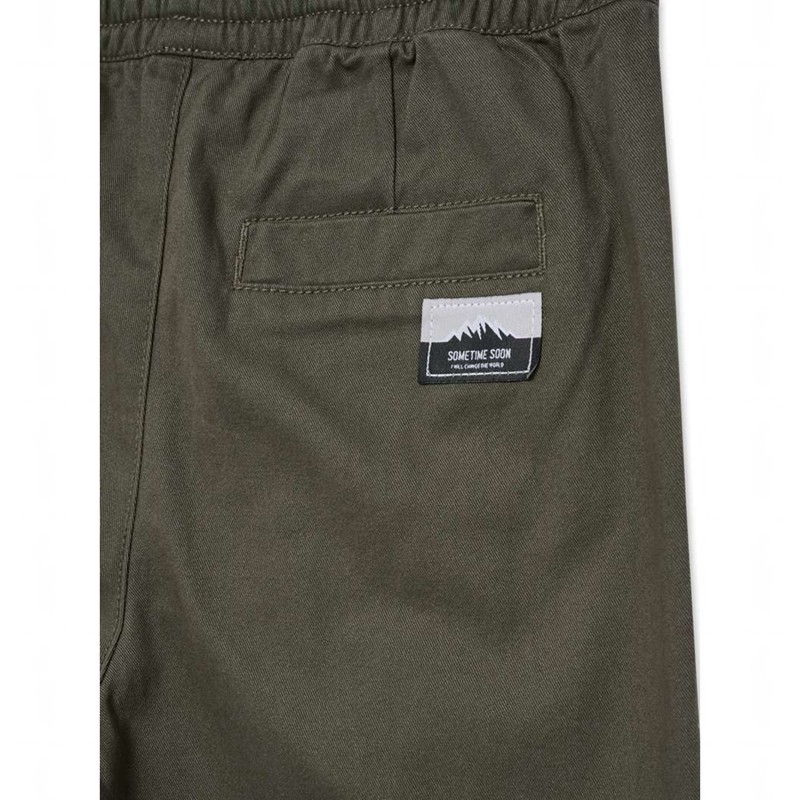 Pantalon Hummel Stsark Enfant Vert Olive | 605913-115