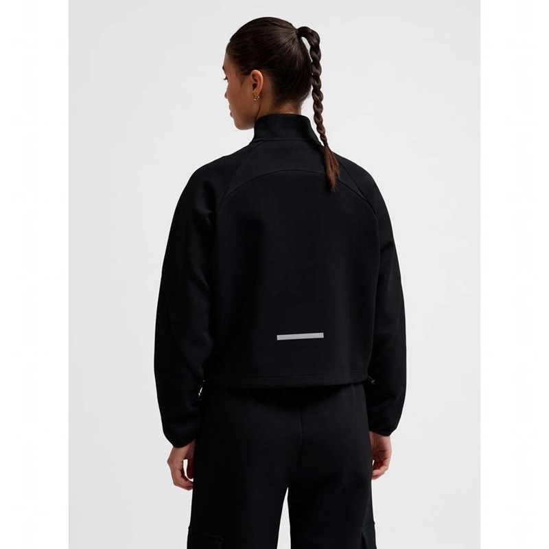 Pantalon Hummel Tech Fleece Boxy Half Zip Femme Noir | 431700-885
