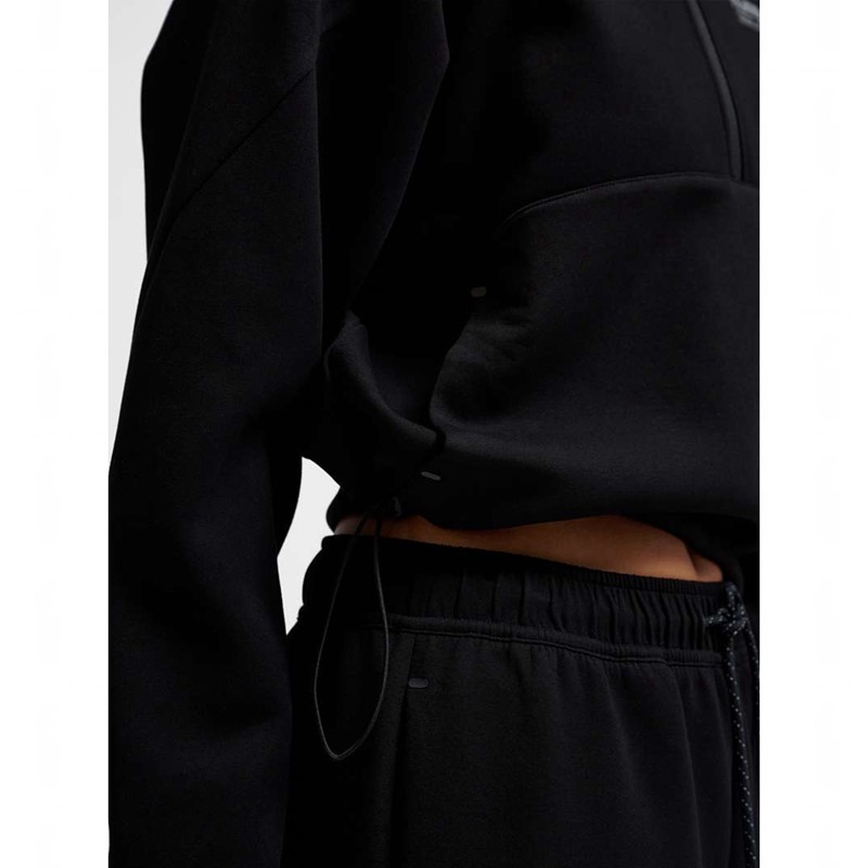 Pantalon Hummel Tech Fleece Boxy Half Zip Femme Noir | 431700-885