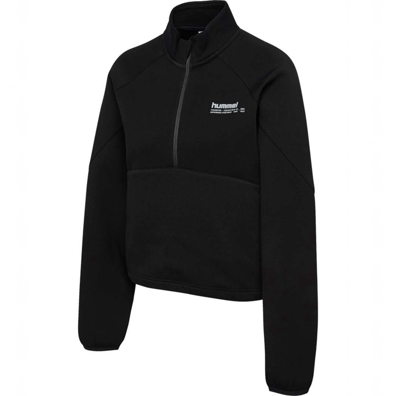 Pantalon Hummel Tech Fleece Boxy Half Zip Femme Noir | 431700-885