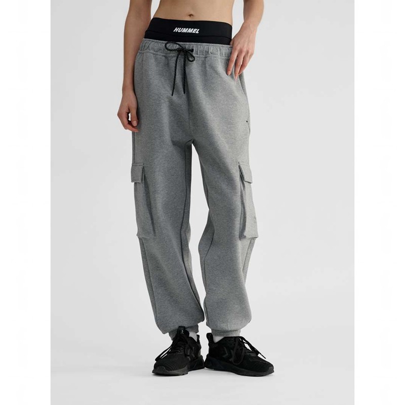 Pantalon Hummel Tech Fleece Loose Cargo Homme Grise | 104080-690