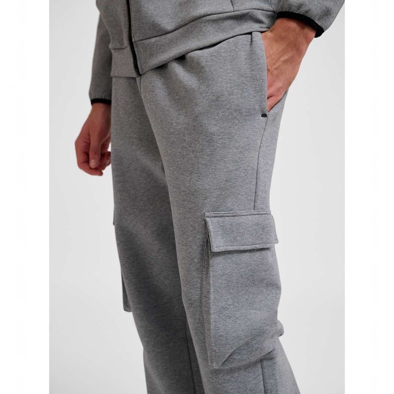 Pantalon Hummel Tech Fleece Loose Cargo Homme Grise | 104080-690