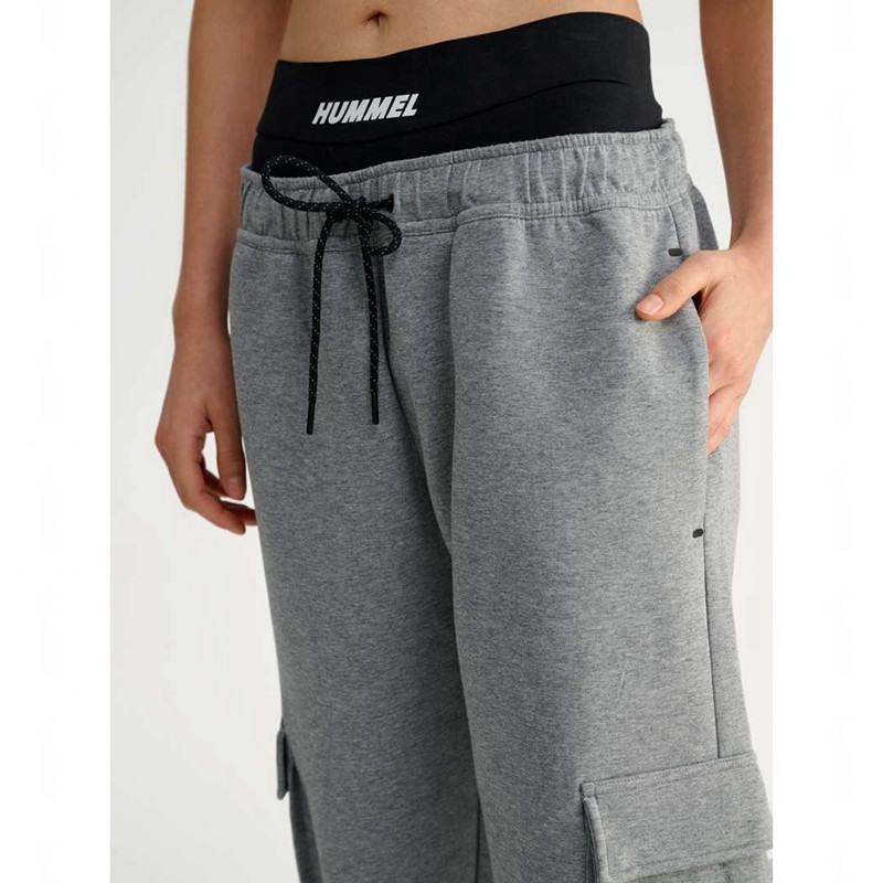 Pantalon Hummel Tech Fleece Loose Cargo Homme Grise | 104080-690