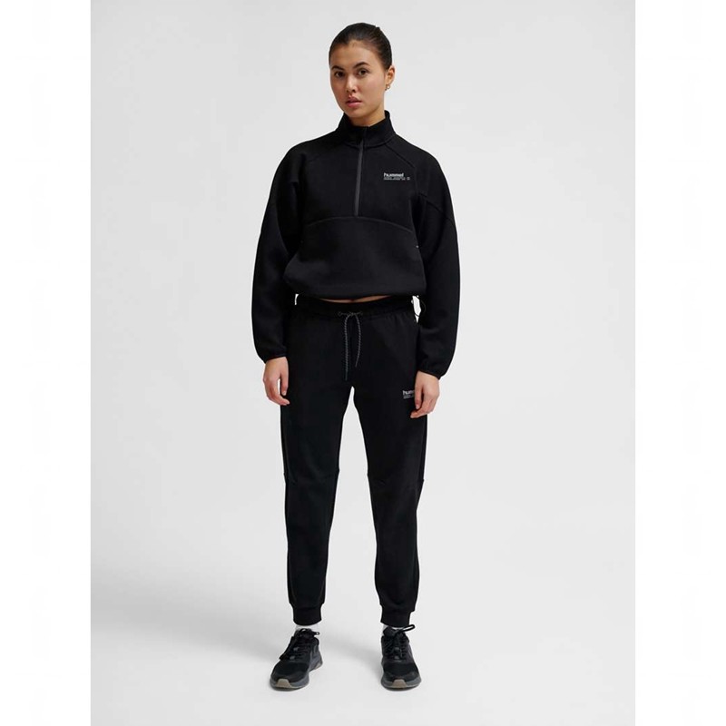 Pantalon Hummel Tech Fleece Regular Femme Noir | 737504-441