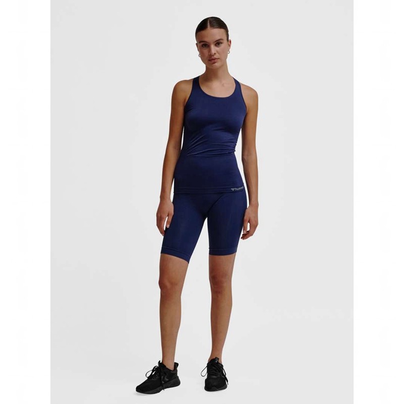 Pantalon Hummel Tif Seamless Cyling Shorts Femme Noir | 121840-502