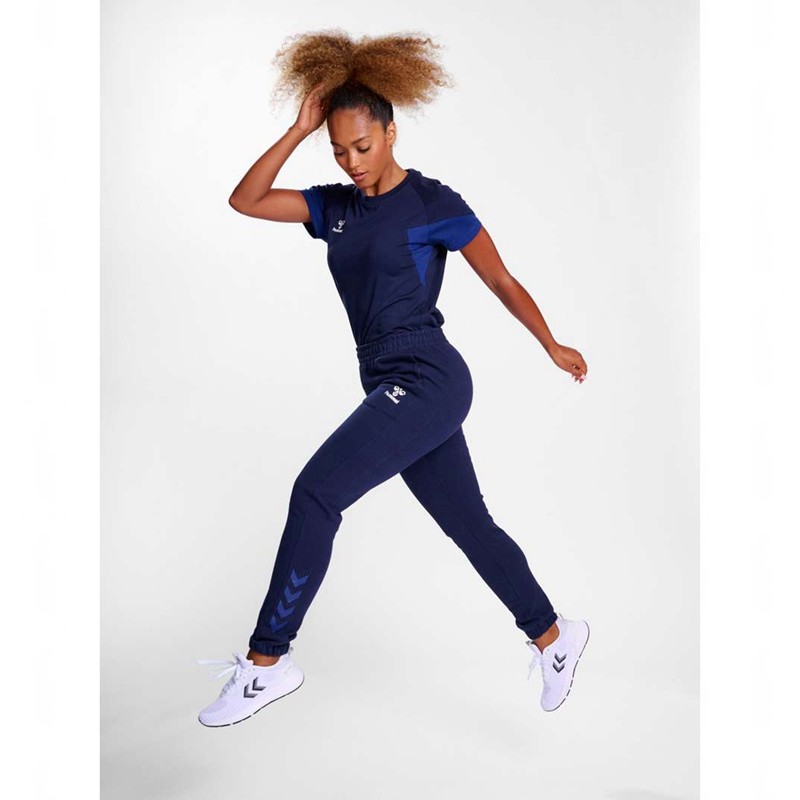 Pantalon Hummel Travel Sweat Femme Bleu Marine | 060959-051