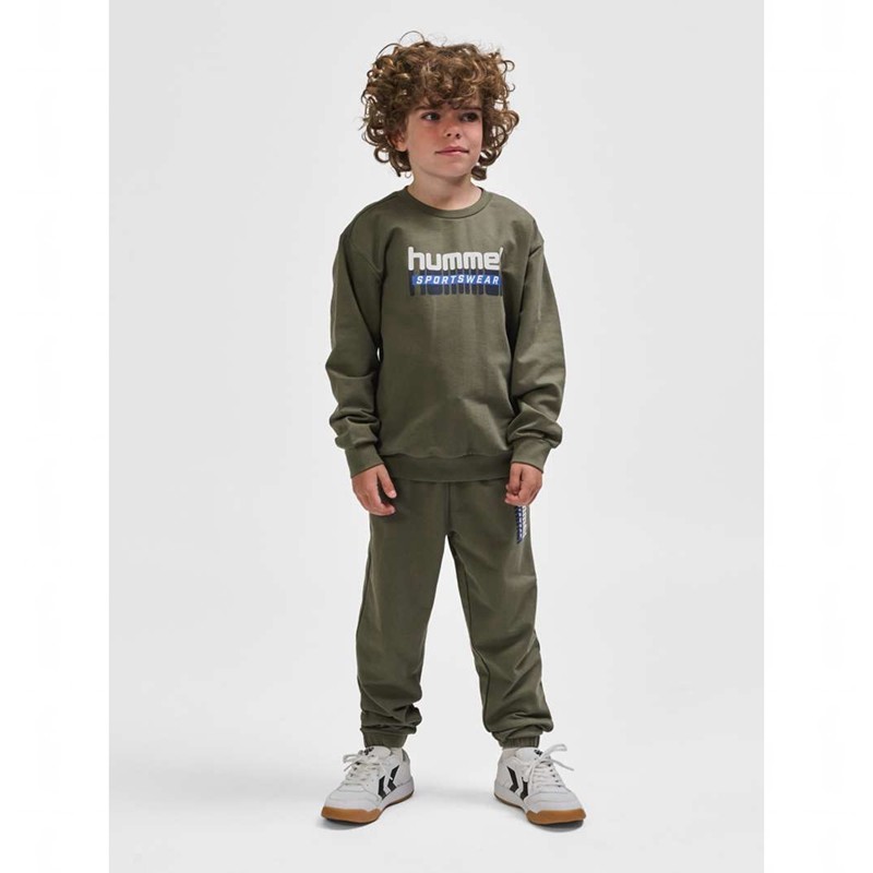 Pantalon Hummel Tukas Enfant Vert Olive | 307328-424