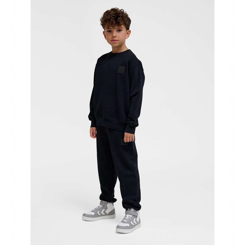 Pantalon Survêtement Hummel Clean Enfant Noir | 344676-428