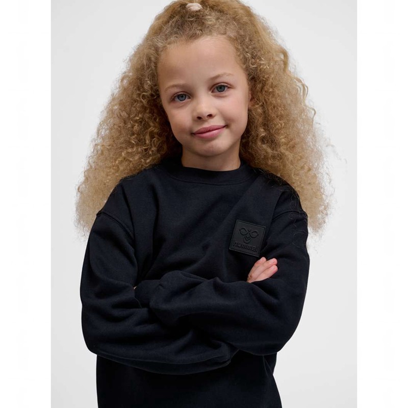 Pantalon Survêtement Hummel Clean Enfant Noir | 344676-428