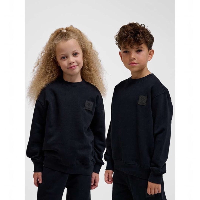 Pantalon Survêtement Hummel Clean Enfant Noir | 344676-428