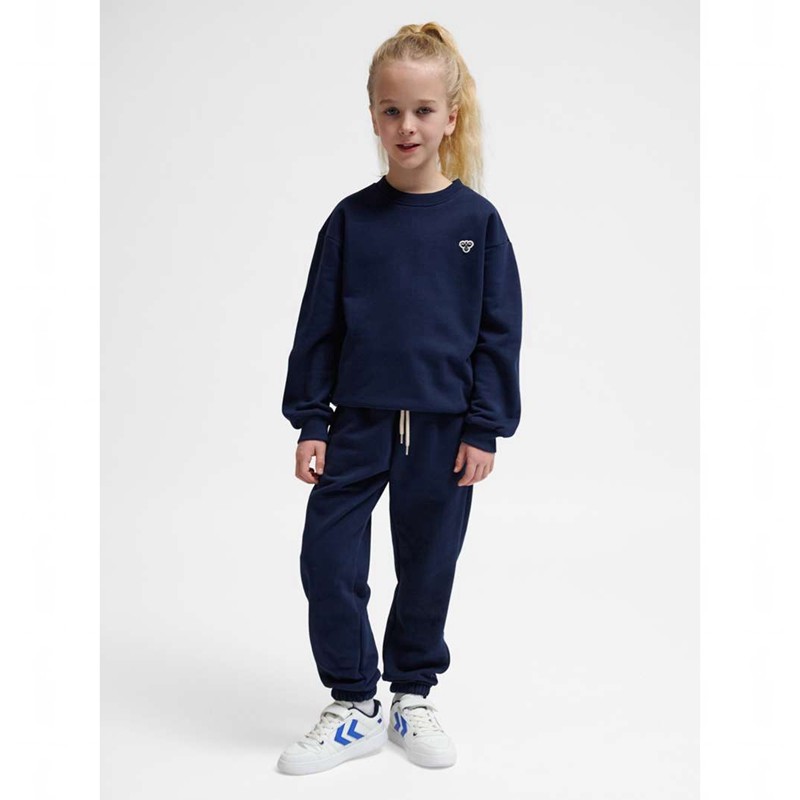 Pantalon Survêtement Hummel Jr Loose Bee Enfant Bleu Marine | 866477-569