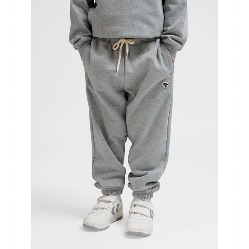 Pantalon Survêtement Hummel Jr Loose Bee Enfant Grise | 988891-778