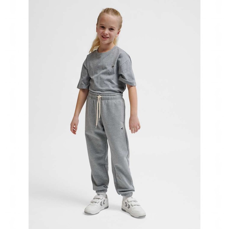 Pantalon Survêtement Hummel Jr Loose Bee Enfant Grise | 988891-778