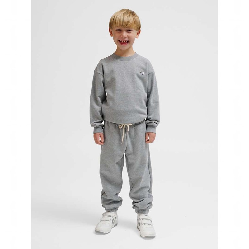 Pantalon Survêtement Hummel Jr Loose Bee Enfant Grise | 988891-778