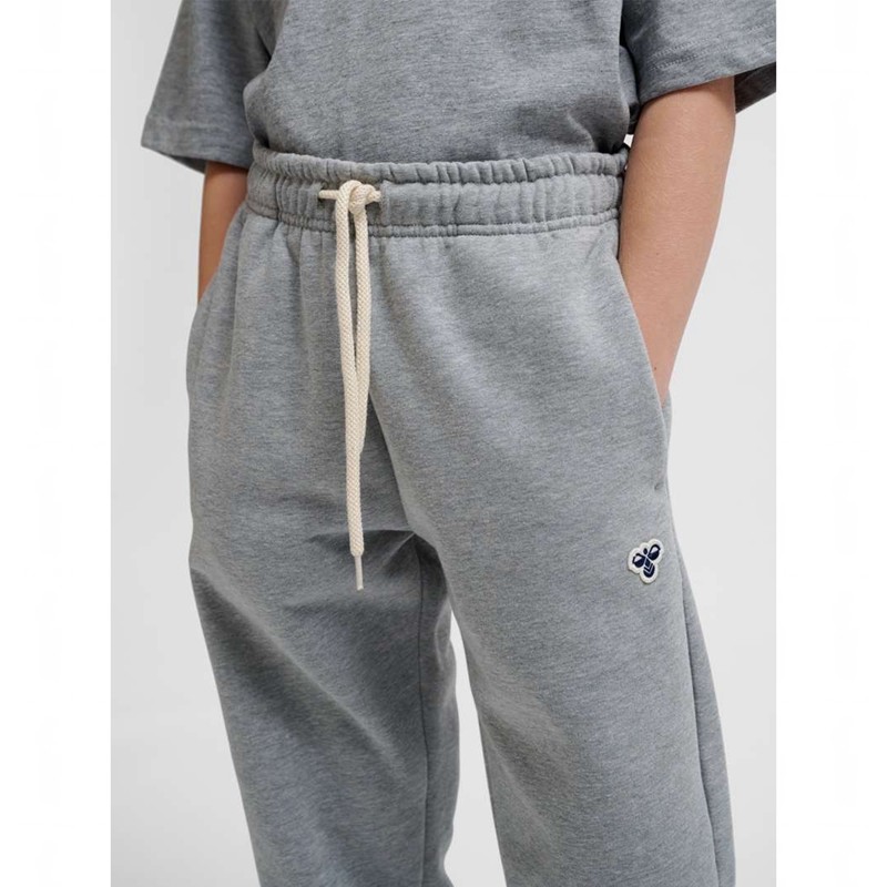 Pantalon Survêtement Hummel Jr Loose Bee Enfant Grise | 988891-778