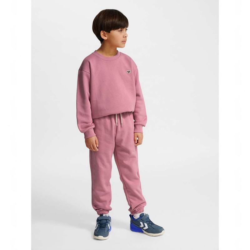 Pantalon Survêtement Hummel Jr Loose Bee Enfant Rose | 463426-438
