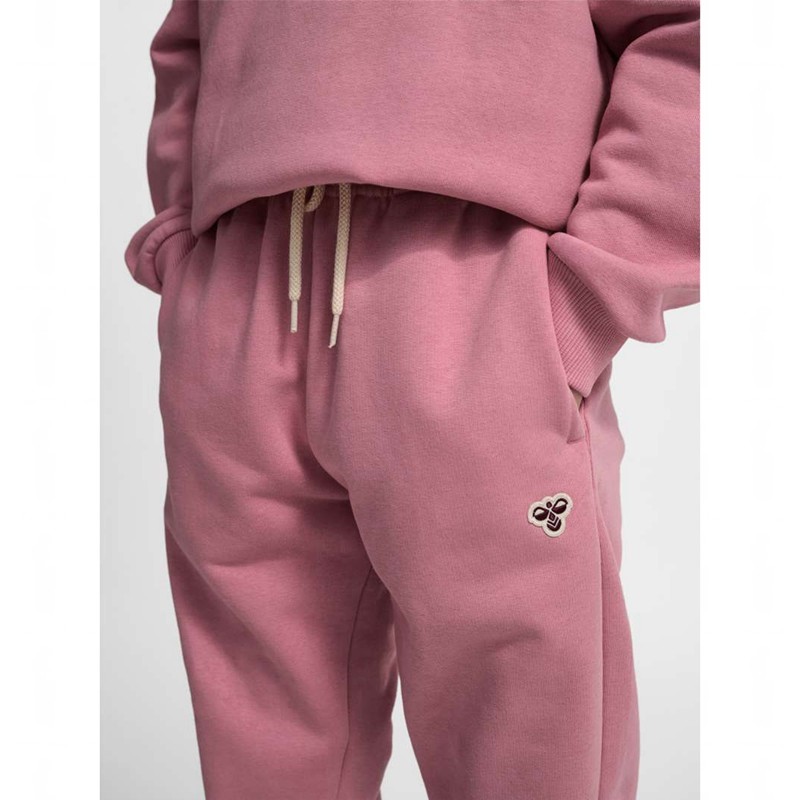 Pantalon Survêtement Hummel Jr Loose Bee Enfant Rose | 463426-438