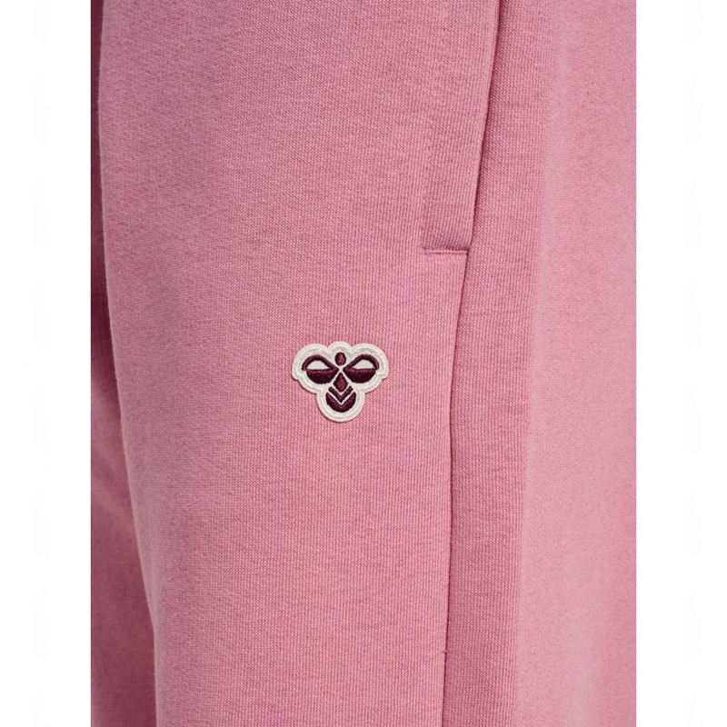 Pantalon Survêtement Hummel Jr Loose Bee Enfant Rose | 463426-438